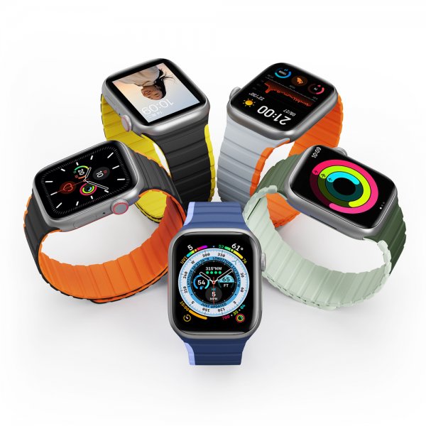 Apple Watch 38/40/41/42mm Band LD Series Black Yellow