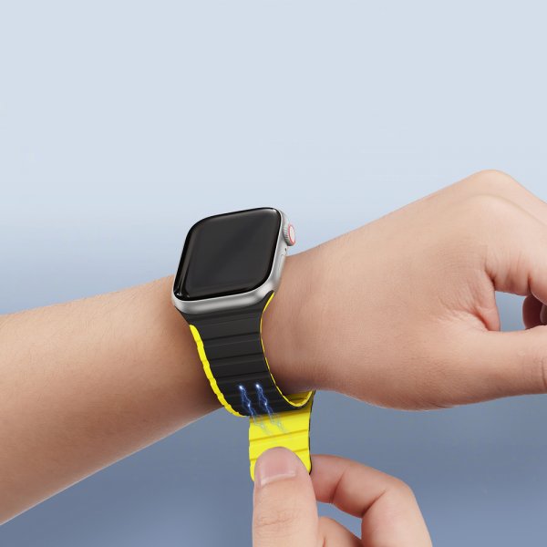Apple Watch 38/40/41/42mm Band LD Series Black Yellow
