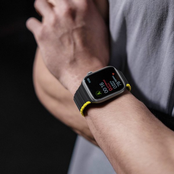 Apple Watch 38/40/41/42mm Band LD Series Black Yellow