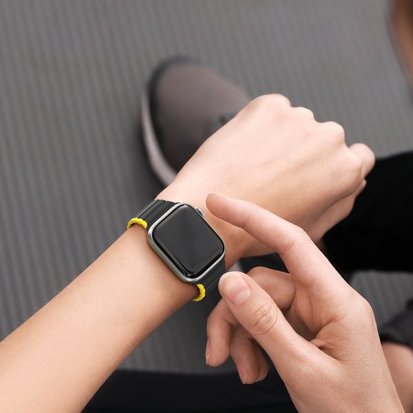 Apple Watch 38/40/41/42mm Band LD Series Black Yellow