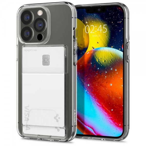 iPhone 14 Pro Case Crystal Slot Dual Crystal Clear