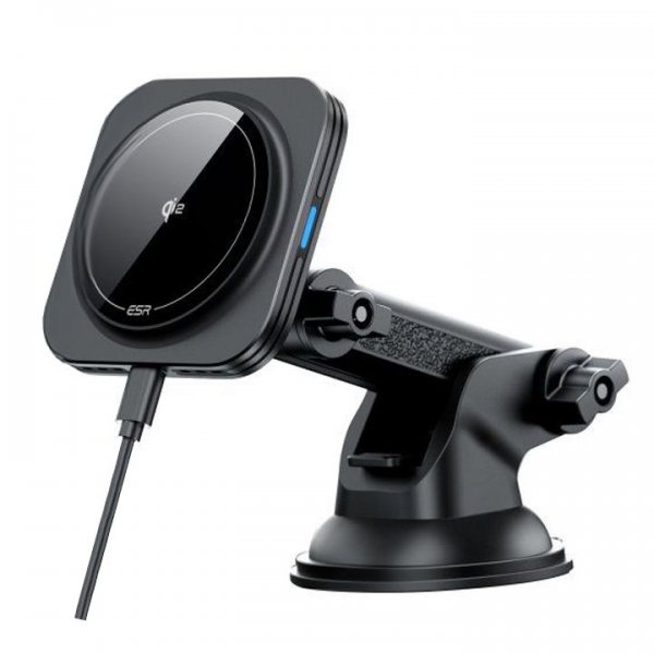 Car holder Qi2 Dashboard Wireless Car Charger HaloLock Black