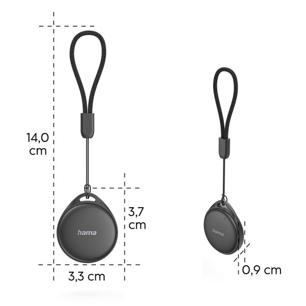 Apple/Android Smart Tracker Key Finder 2-pack