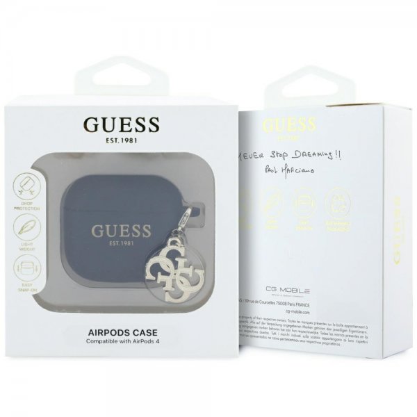 AirPods 4 Case Classic Logo 4G Charm Black