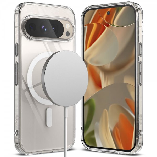 Google Pixel 9/Pixel 9 Pro Case Fusion Magnetic Transparent