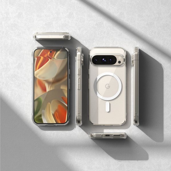 Google Pixel 9/Pixel 9 Pro Case Fusion Magnetic Transparent