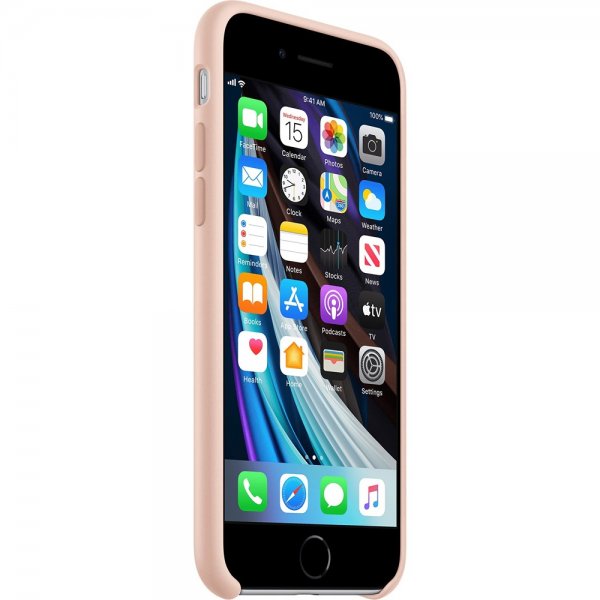 Original iPhone 7/8/SE Case Silicone Case Pink Sand
