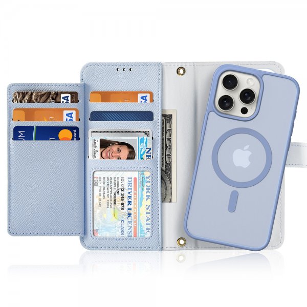 iPhone 15 Pro Cover 2-in-1 Lawa Series MagSafe Blue