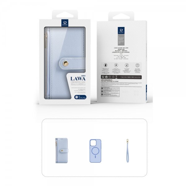 iPhone 15 Pro Cover 2-in-1 Lawa Series MagSafe Blue