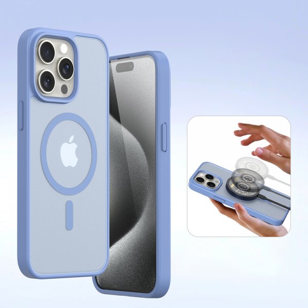 iPhone 15 Pro Cover 2-in-1 Lawa Series MagSafe Blue