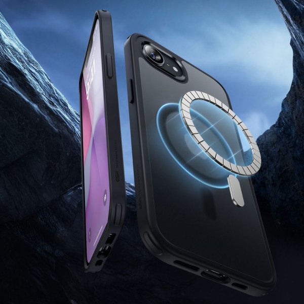 iPhone 16e/iPhone 17e Case Classic Hybrid HaloLock Matt Black