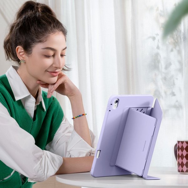 iPad Air 13 (M2/M3) Cover Flip Hybrid Purple