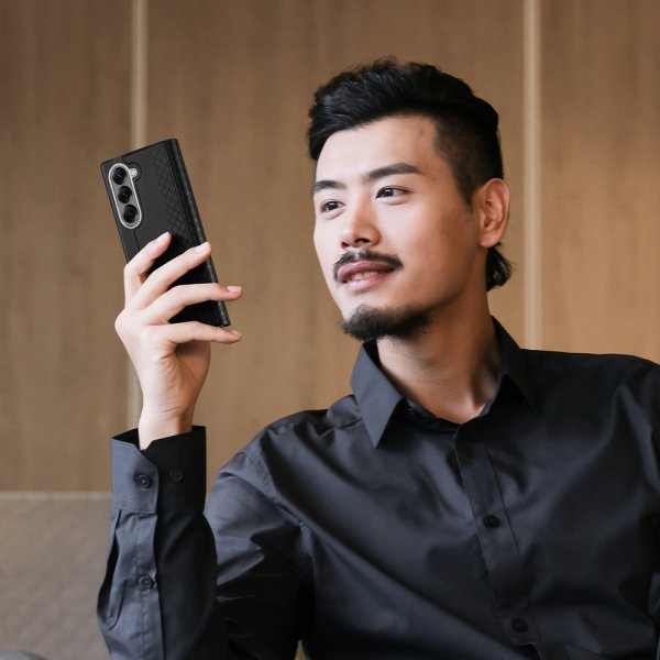 Samsung Galaxy Z Fold 7 Cover Bril Series Black