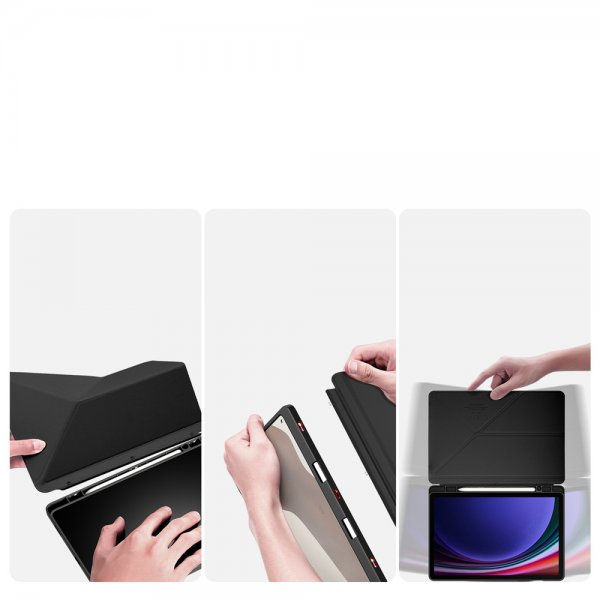 Samsung Galaxy Tab S9/S9 FE/S10 FE/S10 Lite Cover Magi Series Black
