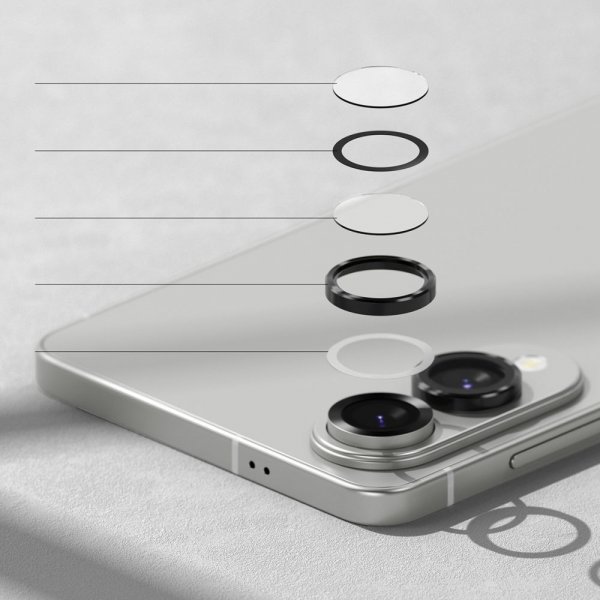 Samsung Galaxy S25 Edge Camera Protector Camera Lens Frame 2-pack
