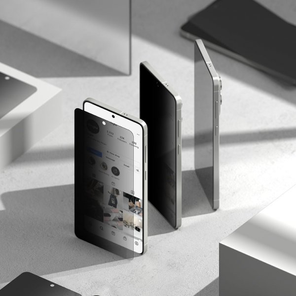 Samsung Galaxy S25 Edge Screen Protector Easy Slide Privacy 2-pack