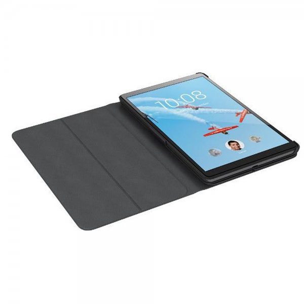 Original Tab M10 HD (2nd Gen) TB-X306 Cover Folio Case and Film Black