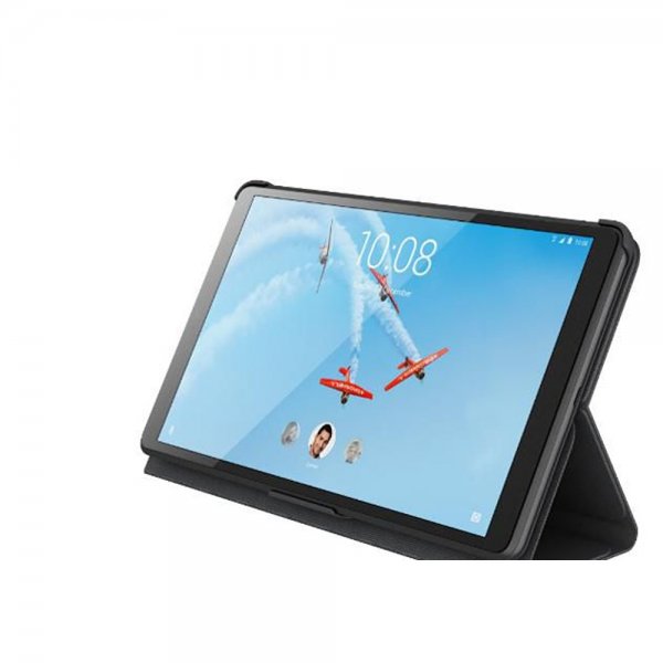 Original Tab M10 HD (2nd Gen) TB-X306 Cover Folio Case and Film Black