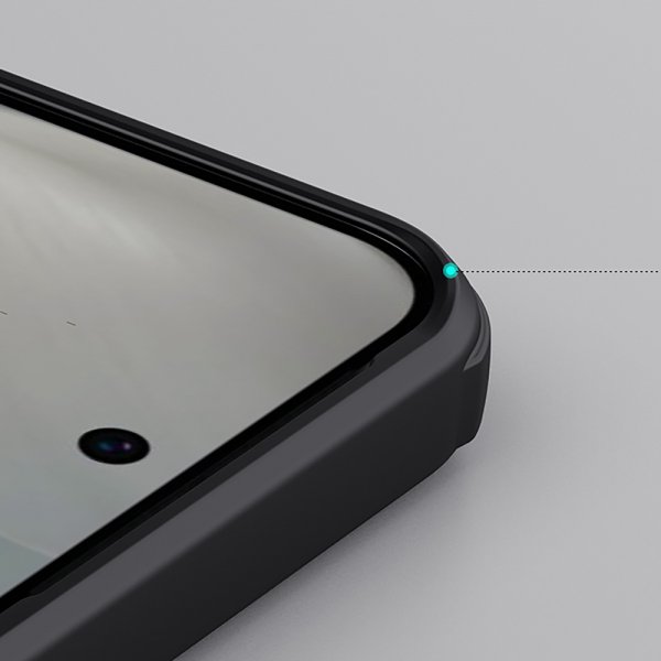 Google Pixel 10/Pixel 10 Pro Case Super Frosted Shield Pro Black