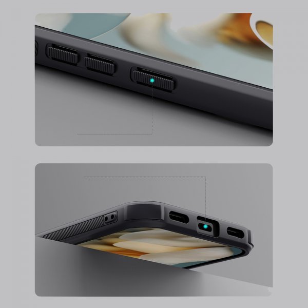 Google Pixel 10/Pixel 10 Pro Case Super Frosted Shield Pro Black