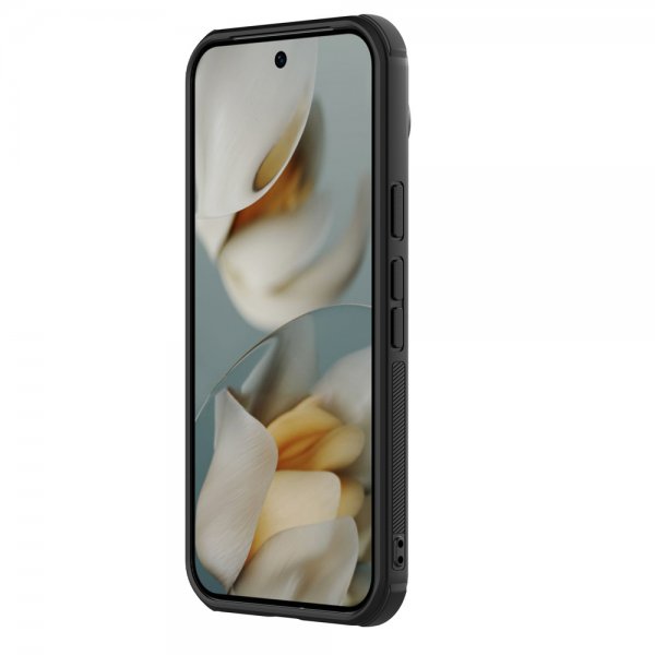 Google Pixel 10/Pixel 10 Pro Case Super Frosted Shield Pro Black