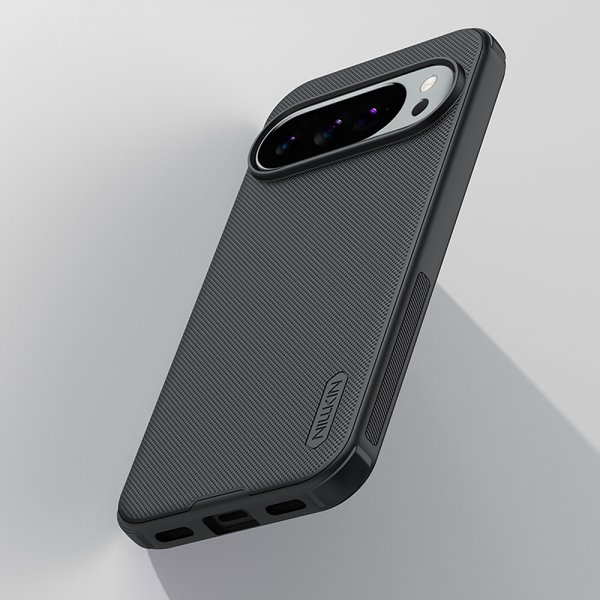 Google Pixel 10/Pixel 10 Pro Case Super Frosted Shield Pro Black