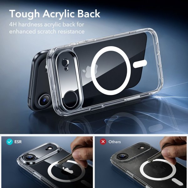 iPhone Air Case and Screen Protector Classic Hybrid MagSafe Set Transparent