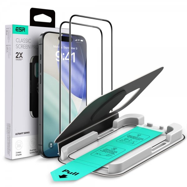 iPhone 16 Pro/iPhone 17 Screen Protector UltraFit 2-pack