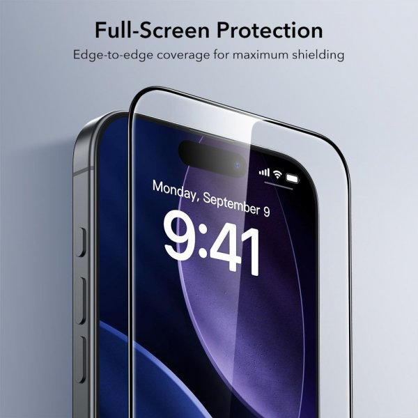 iPhone 16 Pro/iPhone 17 Screen Protector UltraFit 2-pack