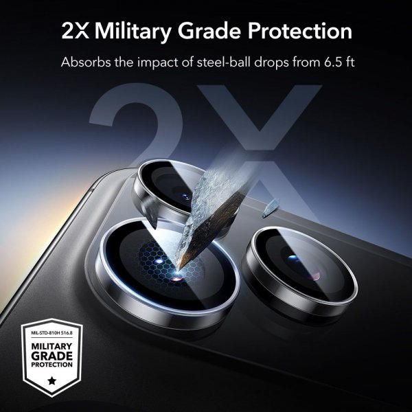 iPhone 14/15/16/17 Pro & Pro Max Camera Protector Armorite Transparent