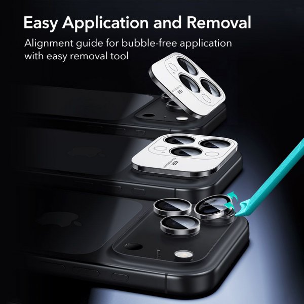 iPhone 14/15/16/17 Pro & Pro Max Camera Protector Armorite Transparent