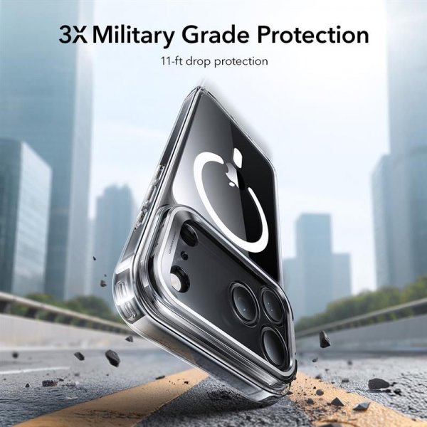 iPhone 17 Pro Max Case Classic Hybrid Kickstand MagSafe Transparent