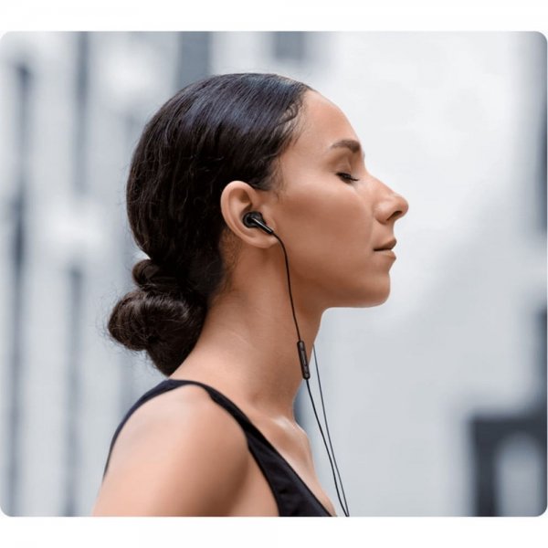 Wired USB-C Headphones Type-C Earphones Black