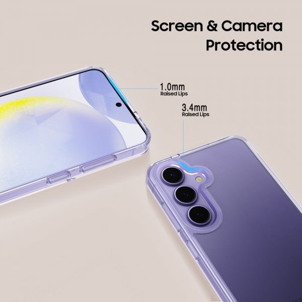 Samsung Galaxy S25 FE Case FlexAir Hybrid Transparent