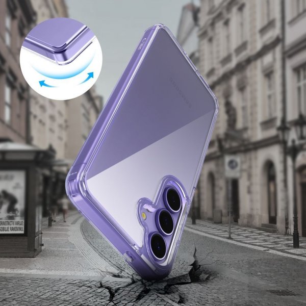Samsung Galaxy S25 FE Case FlexAir Hybrid Transparent