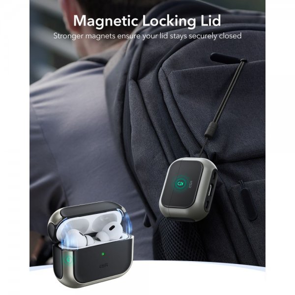 AirPods Pro 3 Case Orbit Hybrid HaloLock Grey