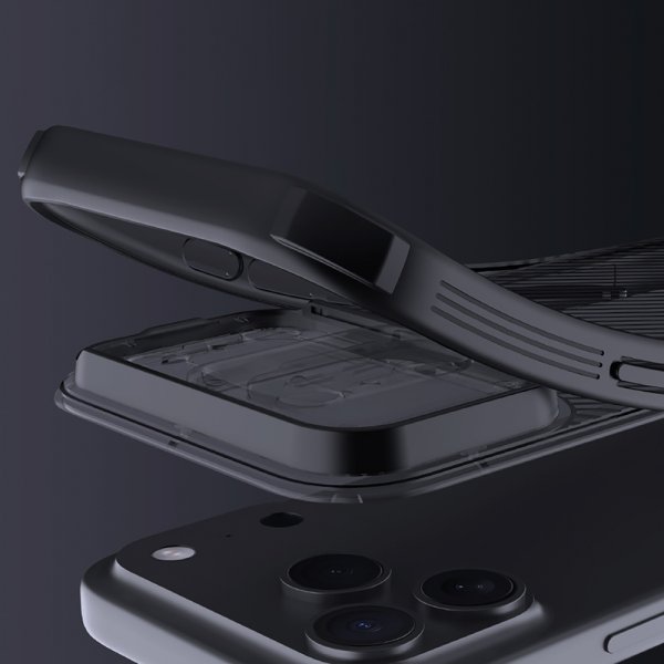 iPhone 17 Pro Max Case CamShield Pro MagSafe Transparent Black
