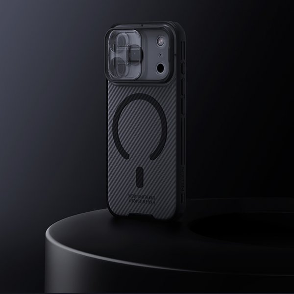 iPhone 17 Pro Max Case CamShield Pro MagSafe Transparent Black