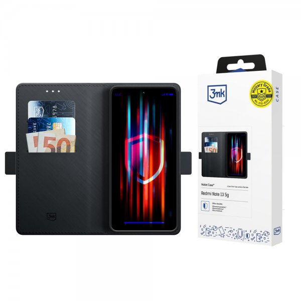 Xiaomi Redmi 15C Cover Wallet Black