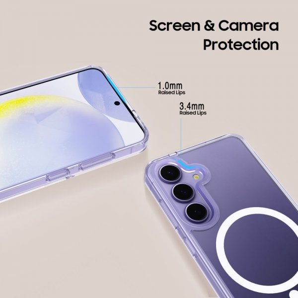 Samsung Galaxy S25 FE Case FlexAir Hybrid MagSafe Transparent