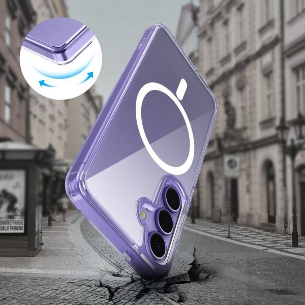Samsung Galaxy S25 FE Case FlexAir Hybrid MagSafe Transparent