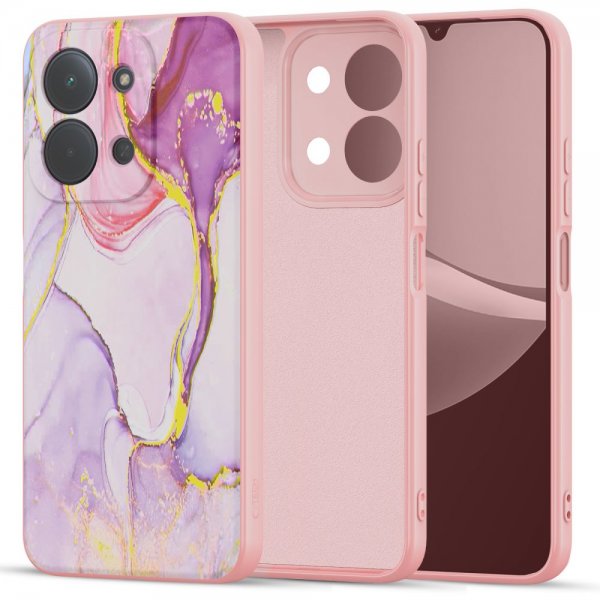 Xiaomi Redmi 15C Case Icon Pink Marble