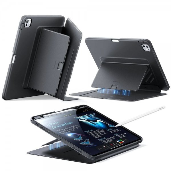 iPad Pro 13 (M4/M5) Cover Flip Hybrid Black