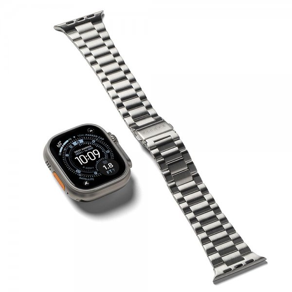 Apple Watch 44/45/46mm/Ultra 49mm Band Metal One Air Silver