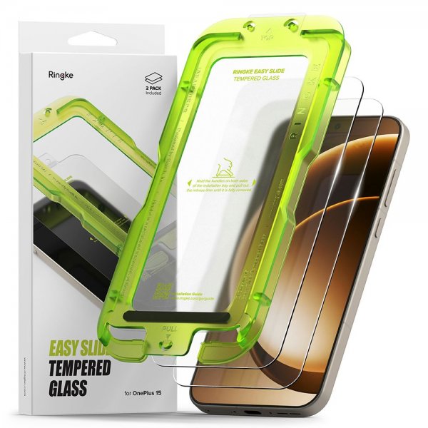 OnePlus 15 Screen Protector Easy Slide 2-pack