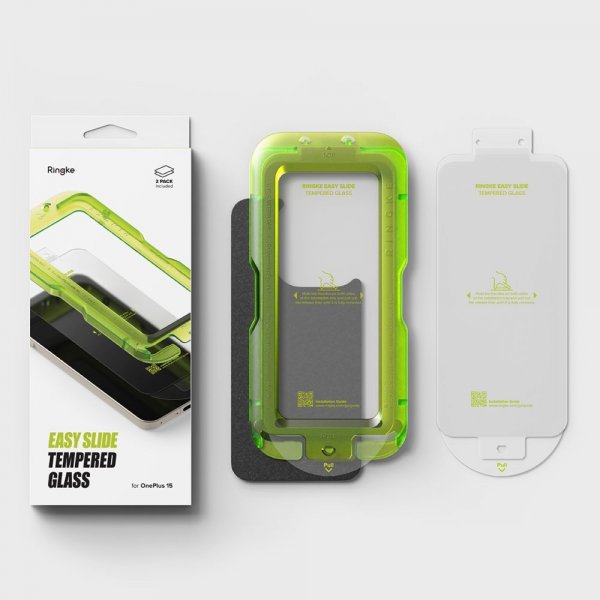 OnePlus 15 Screen Protector Easy Slide 2-pack