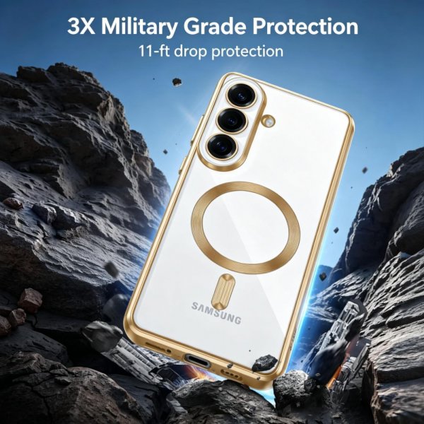 Samsung Galaxy S26 Plus Case MagFlex MagSafe Gold