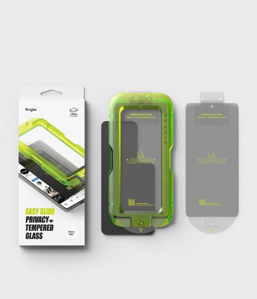 Samsung Galaxy S26 Plus Screen Protector Easy Slide Privacy 2-pack