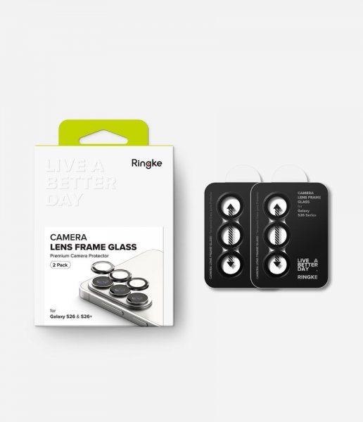 Samsung Galaxy S26/Galaxy S26 Plus Camera Protector Camera Lens Frame 2-pack