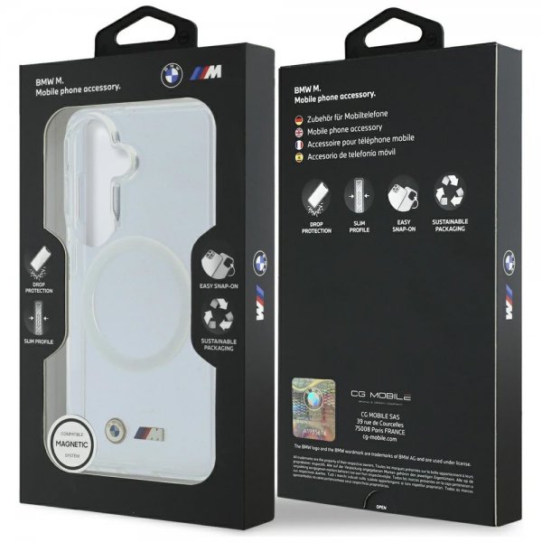 Samsung Galaxy S26 Case Metal Logo MagSafe Transparent